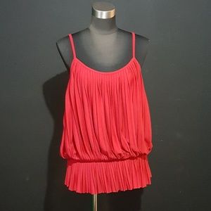 BB DAKOTA Peplum Pleated Top